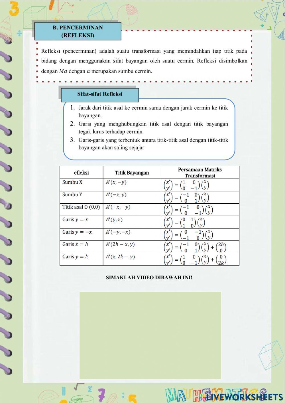 Transformasi Geometri