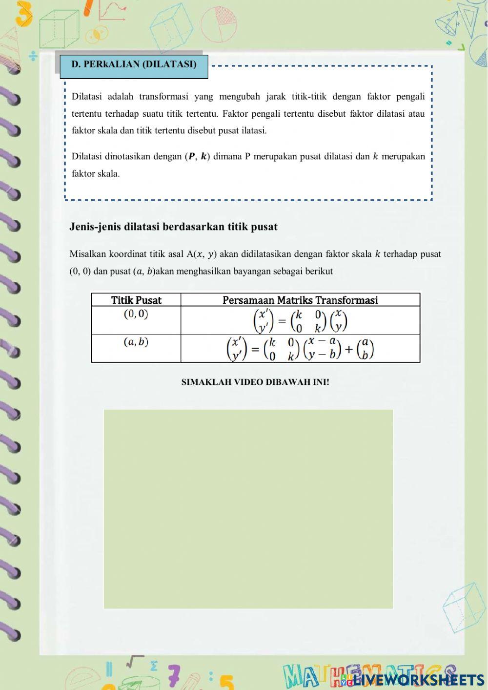 Transformasi Geometri