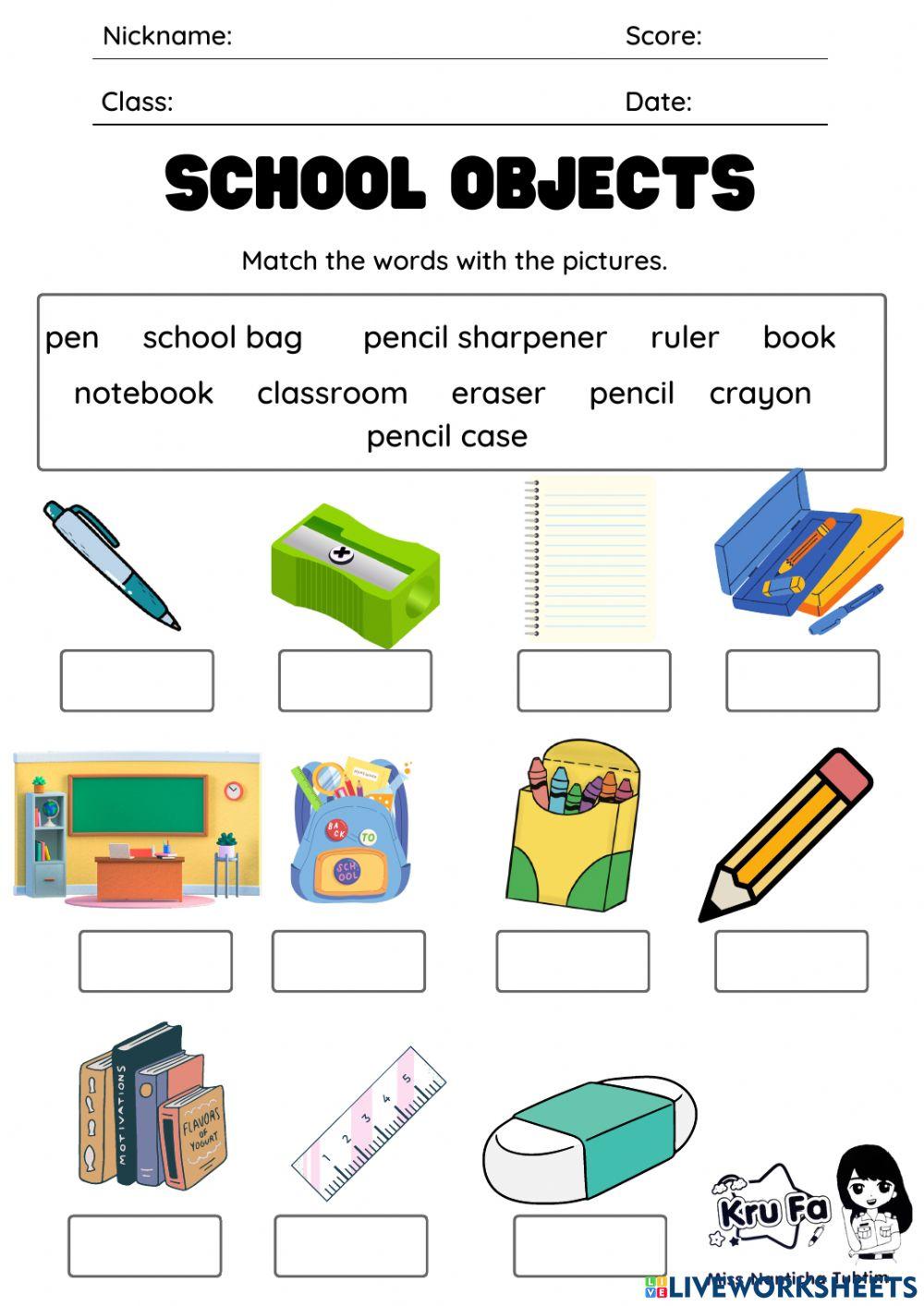 Classroom objects