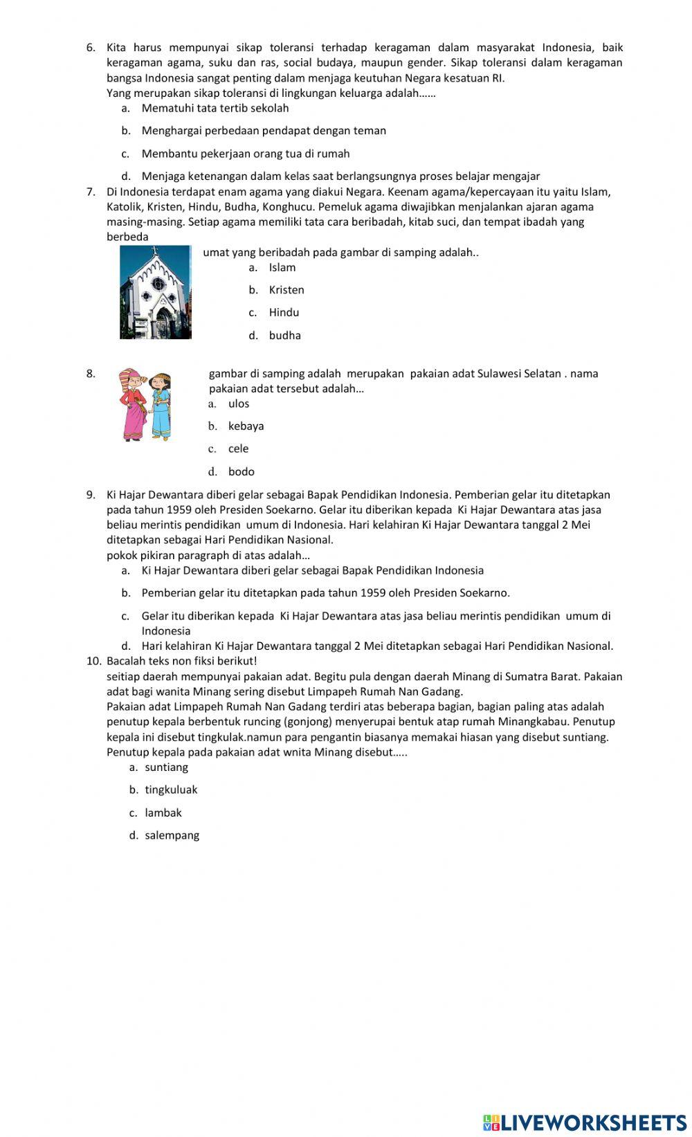 Uas Tema 7 Kelas 4 2023