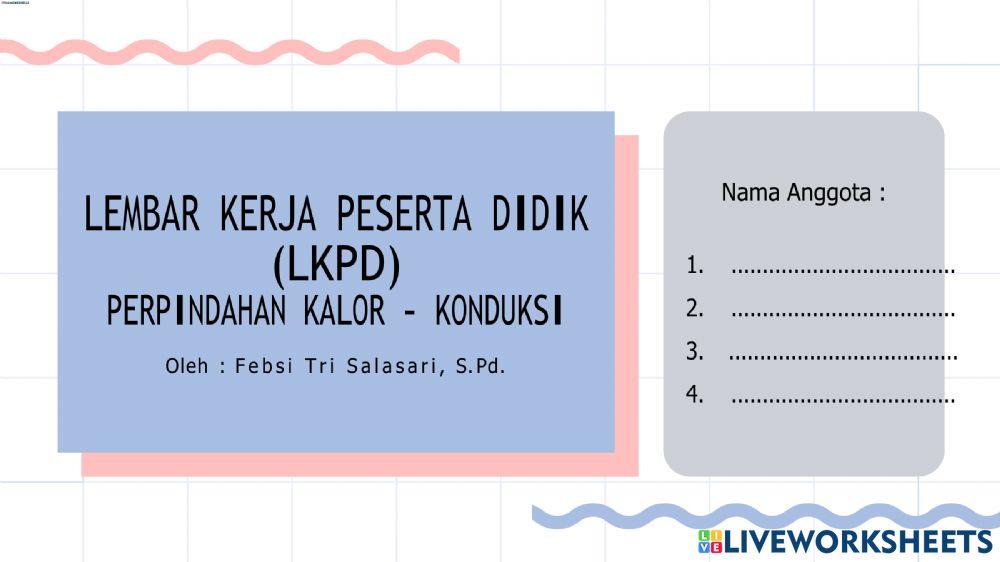Lkpd perpindahan kalor kelas 7
