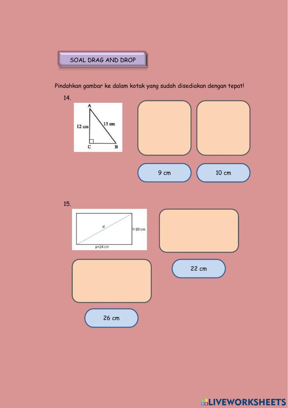 Belajar Teorema Pythagoras