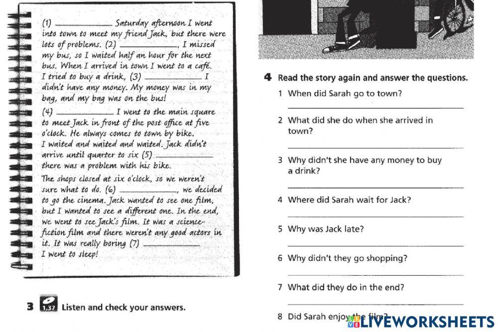 Sarah and Jack Reading Comprehension by Teacher Kasim