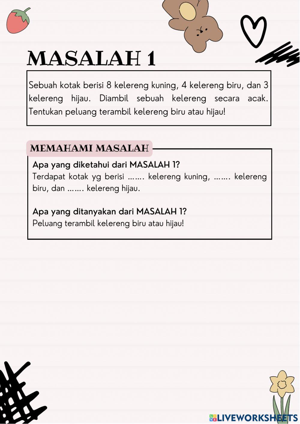 Peluang Dua Kejadian Saling Lepas