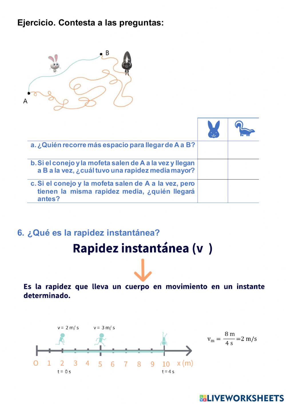 Movimiento con teoría