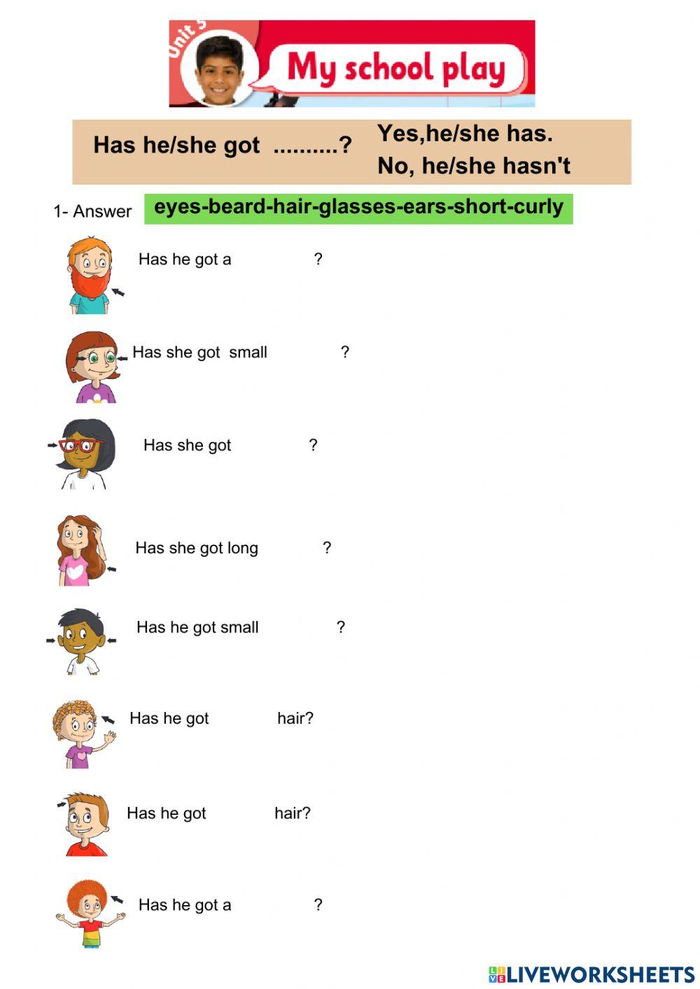 Unit 5 My school Play