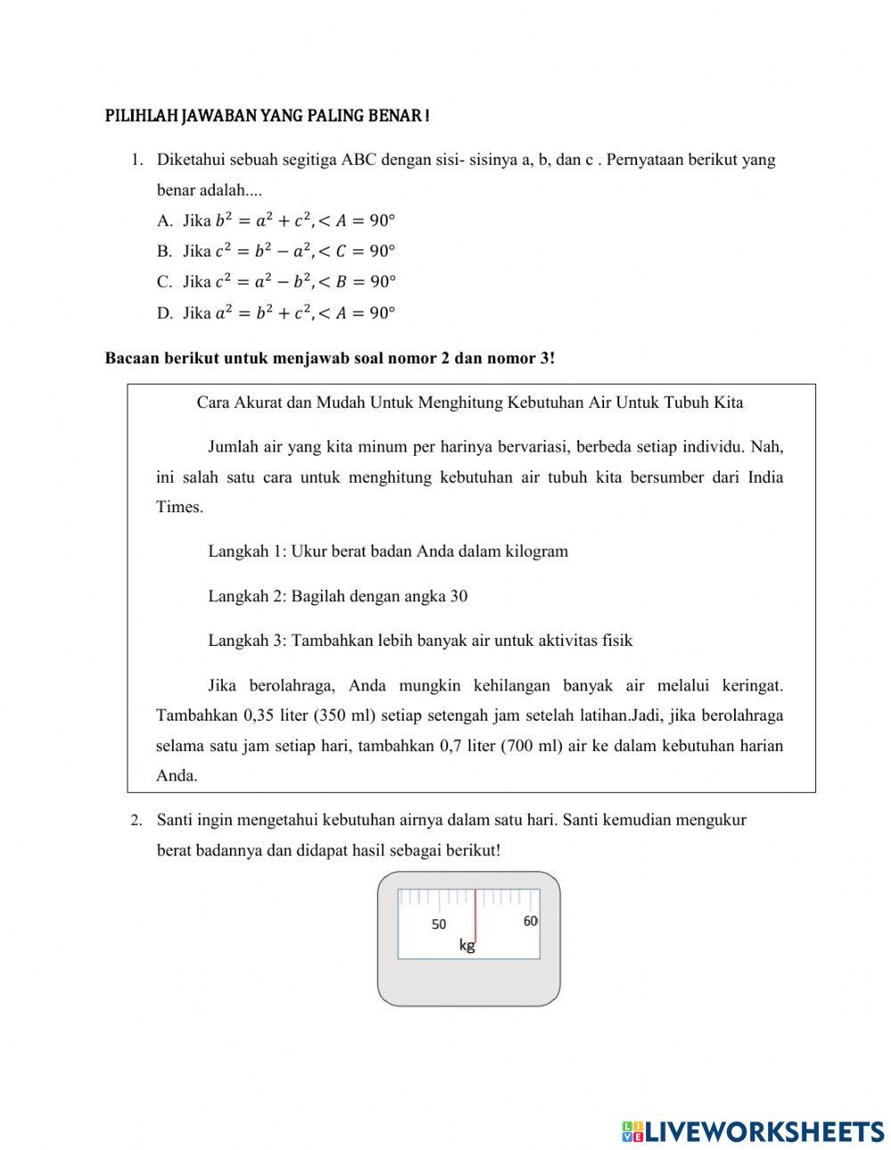 Remidi AAT (Kelas 8)