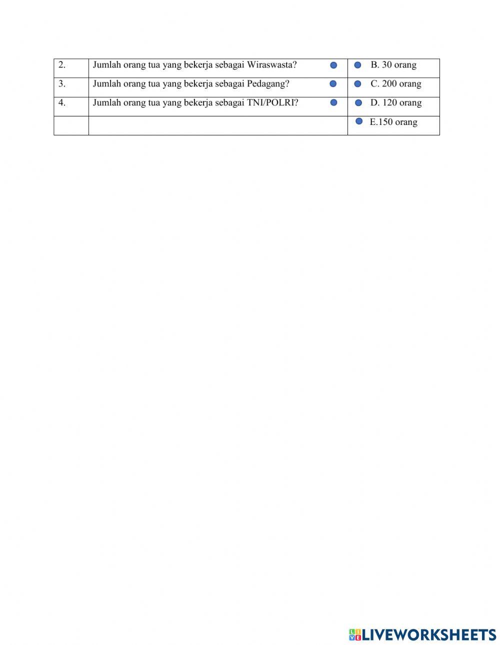 Tugas Tambahan Kelas 7