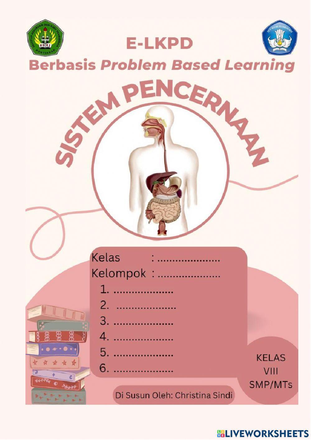 E-lkpd Berbasis Problem Based Learning online activity | Live Worksheets