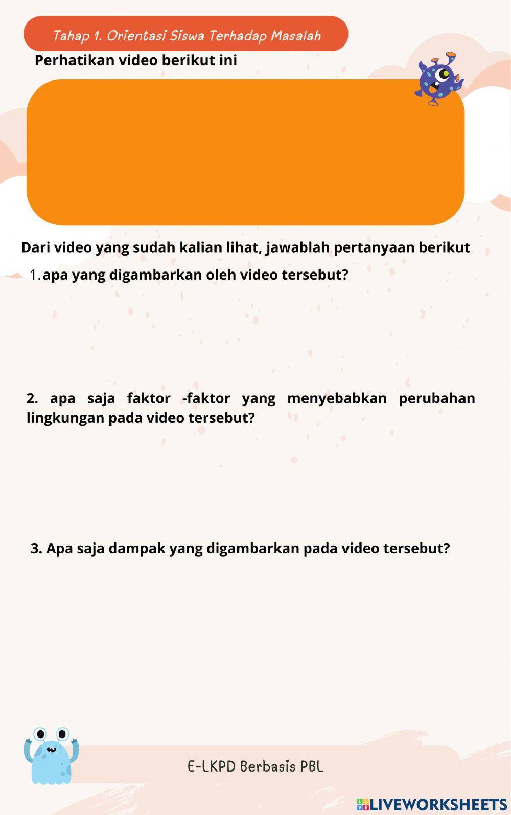 Perubahan Lingkungan