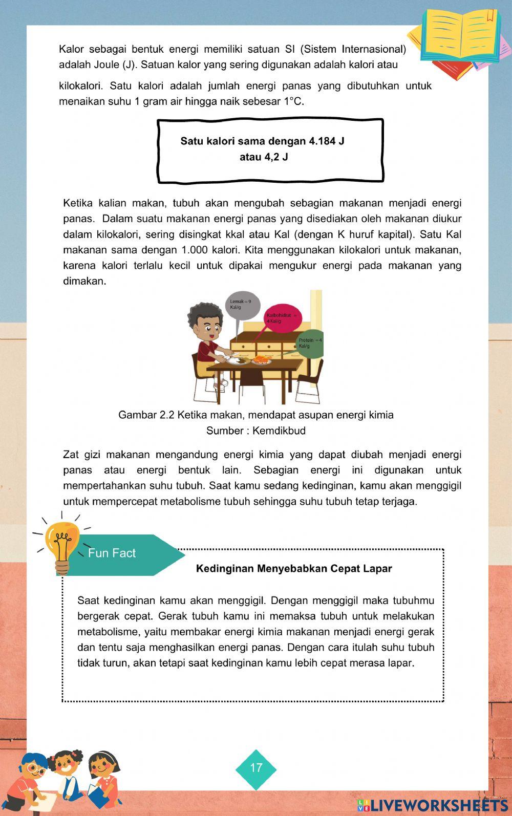 Kegiatan 2 - LKPD Suhu, Kalor, dan Pemuaian