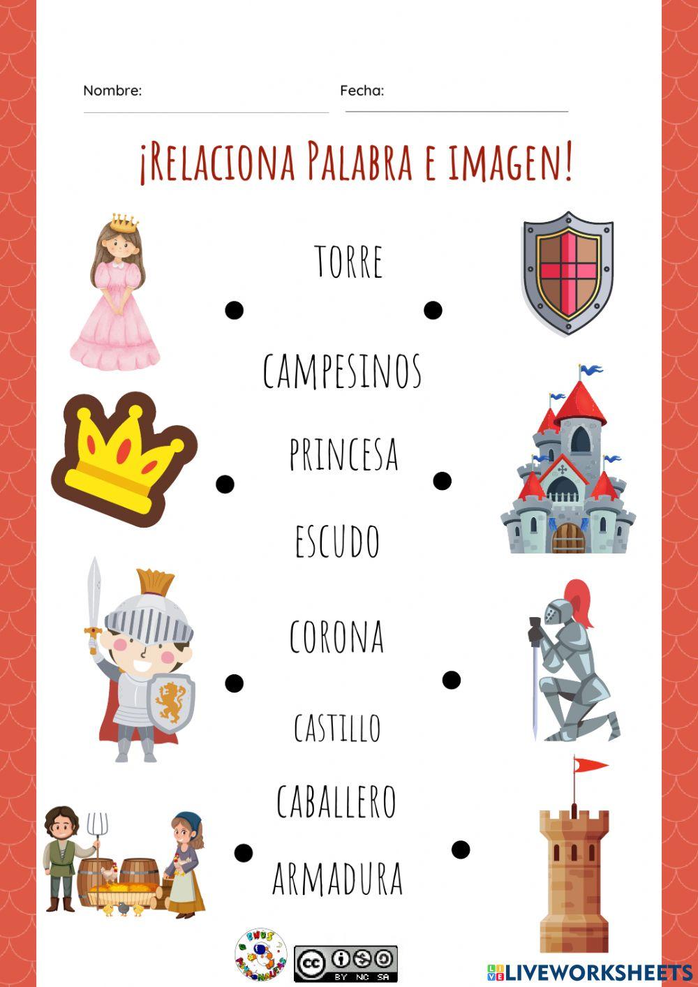 Lee y relaciona imagen a palabra