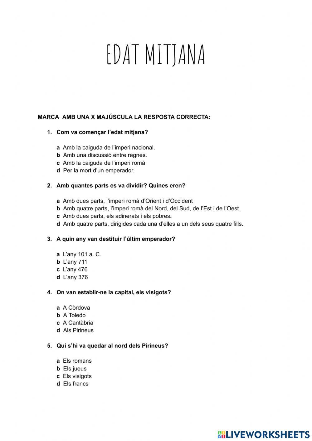 Test inci EDAT MITJANA