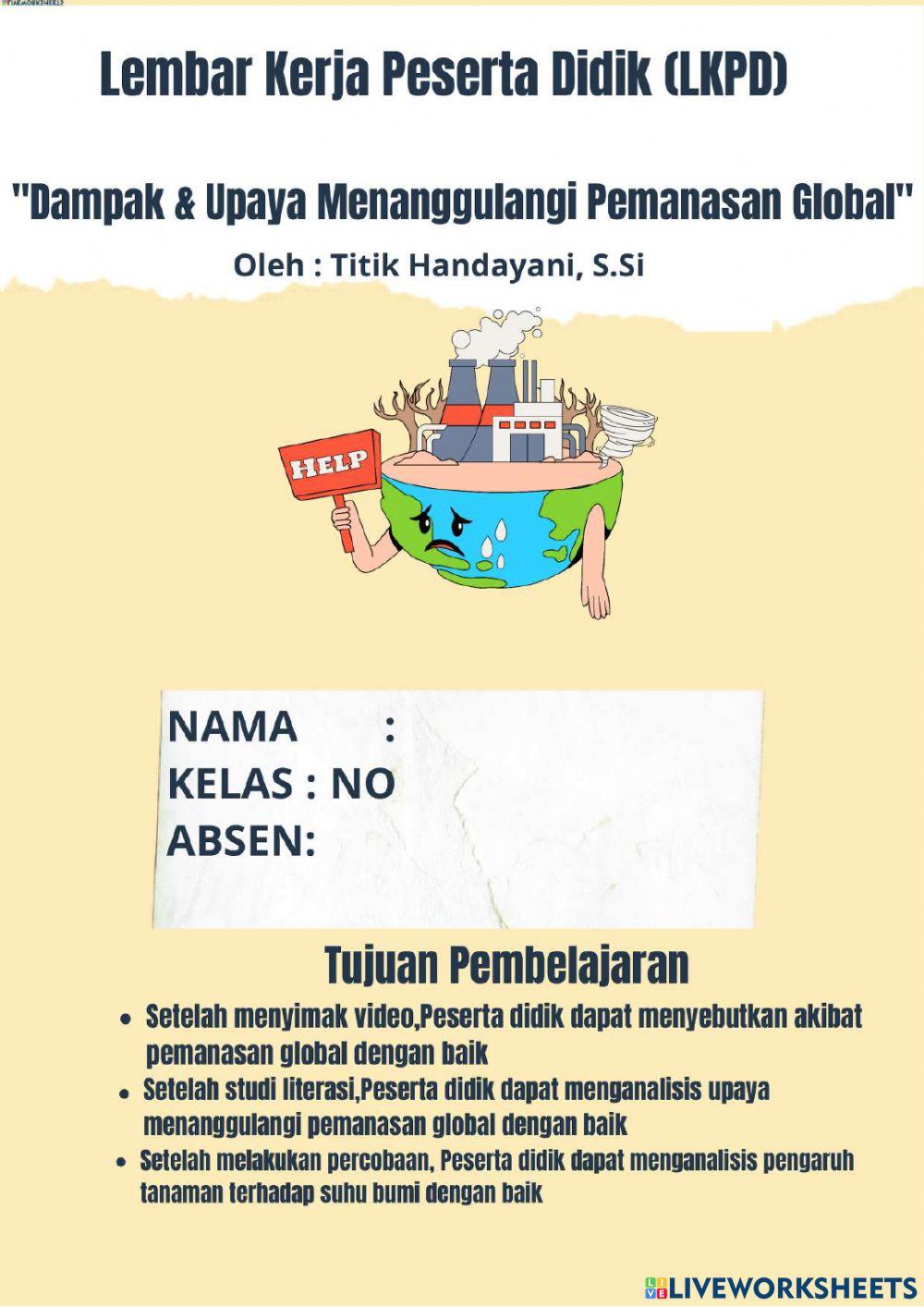 LKPD Pemanasan Global Ukin