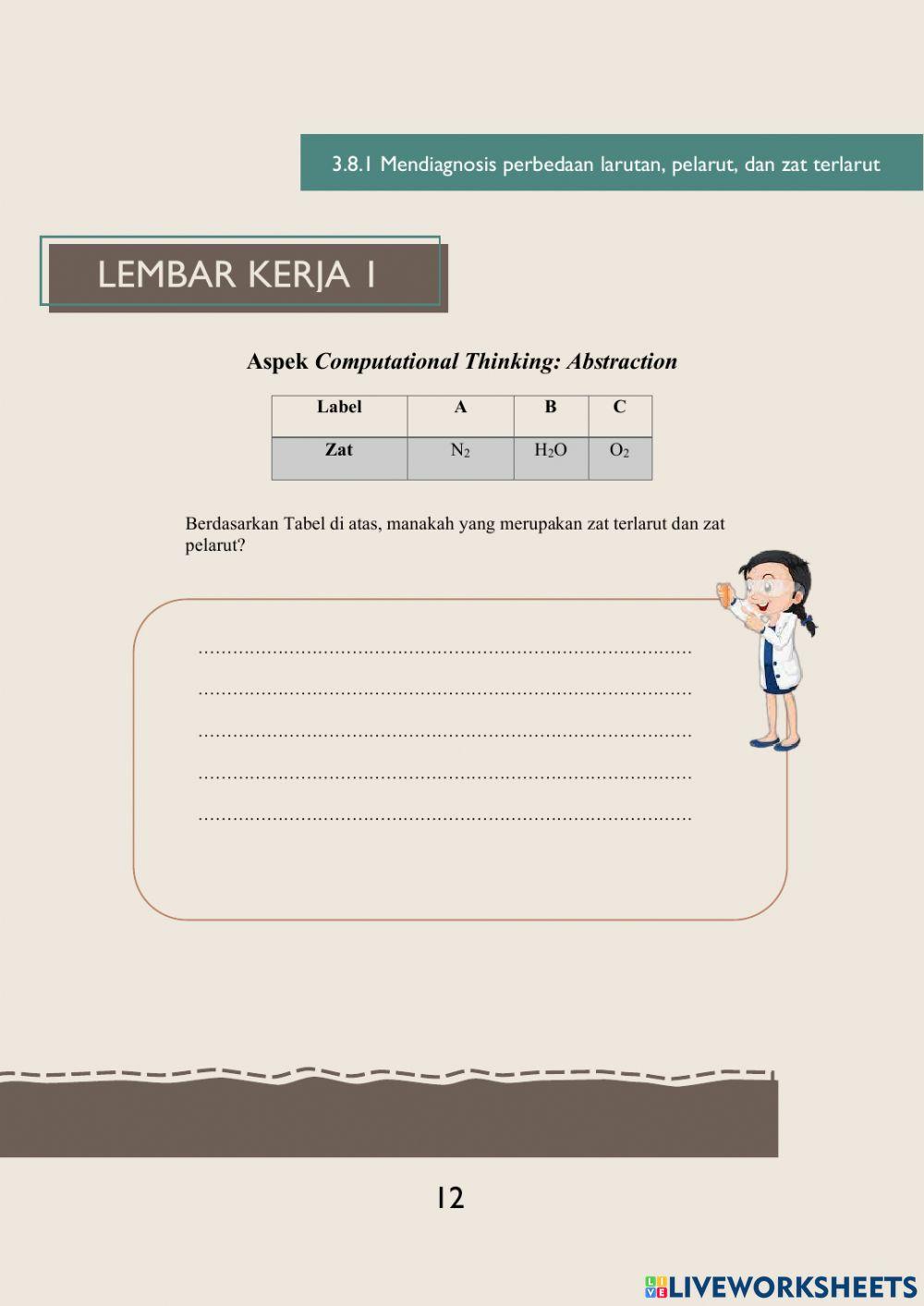 Larutan elektrolit dan nonelektrolit terintergasi computational thinking-PART 3