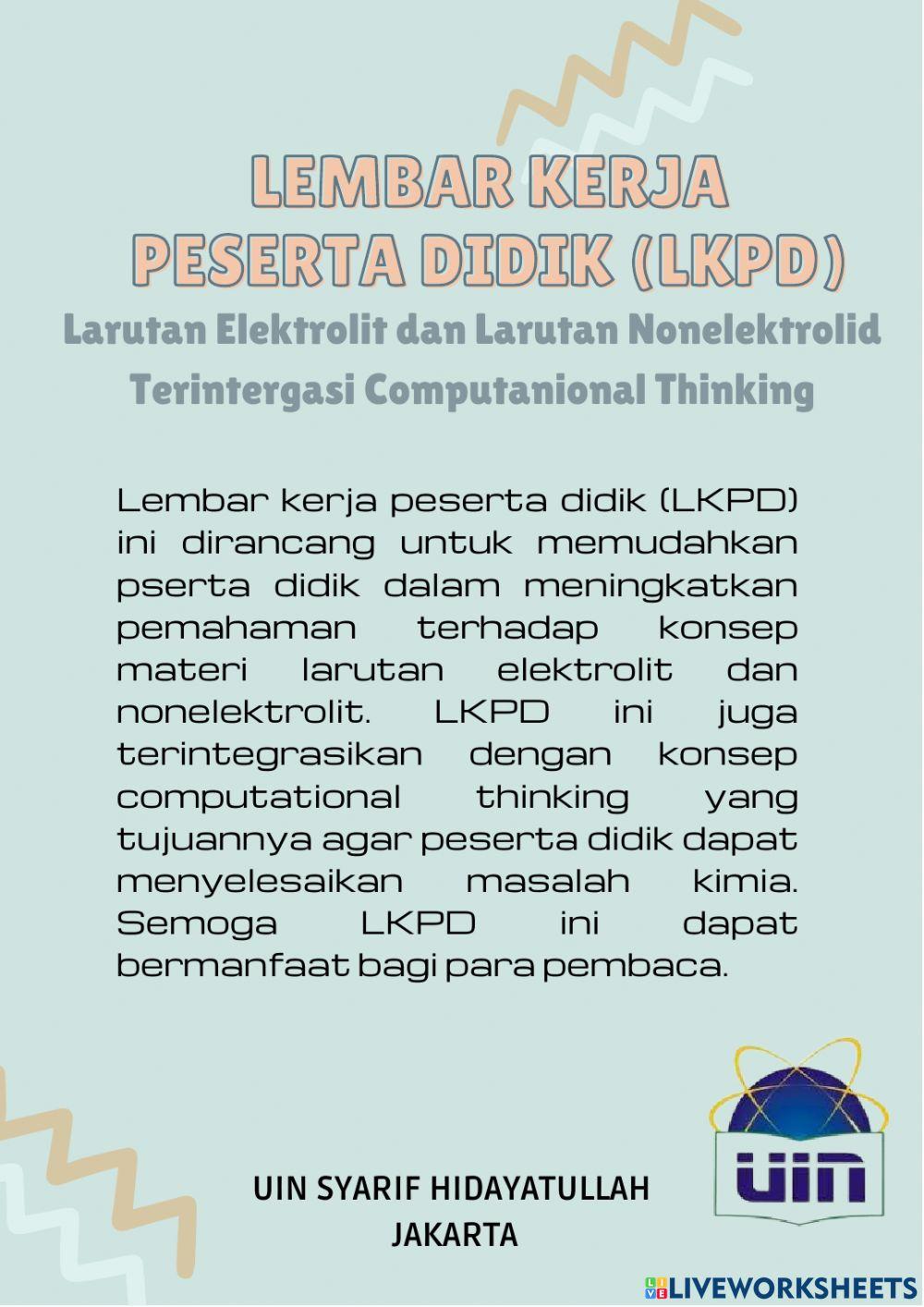 Larutan elektrolit dan nonelektrolit terintergasi computational thinking-PART 3