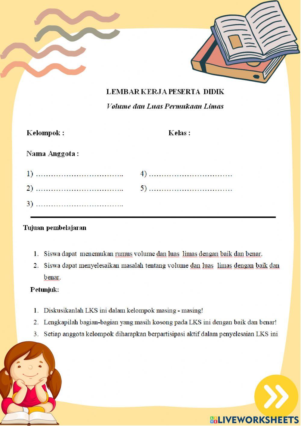 Volume dan Luas Permukaan Limas