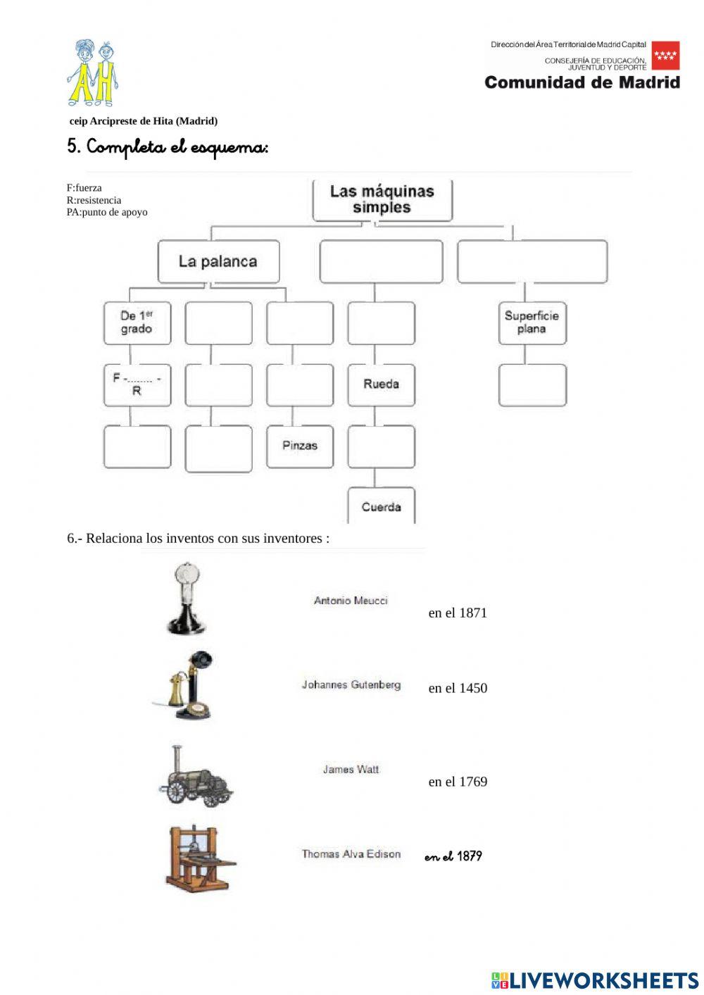 Máquinas e inventos