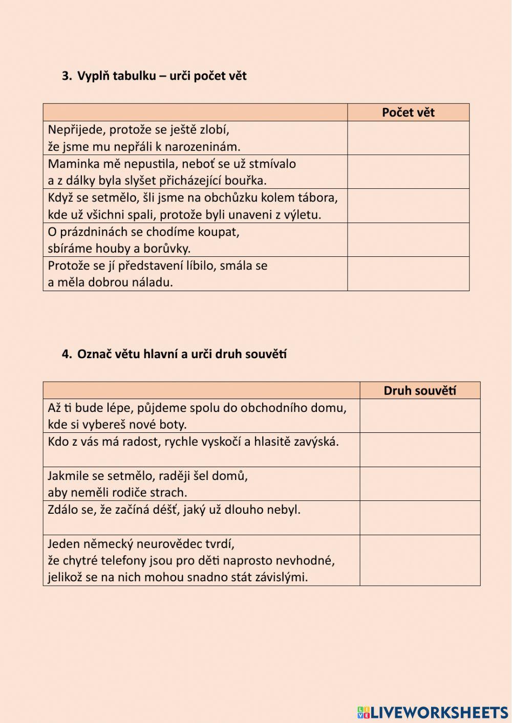 Písemná práce A Písemná práce A