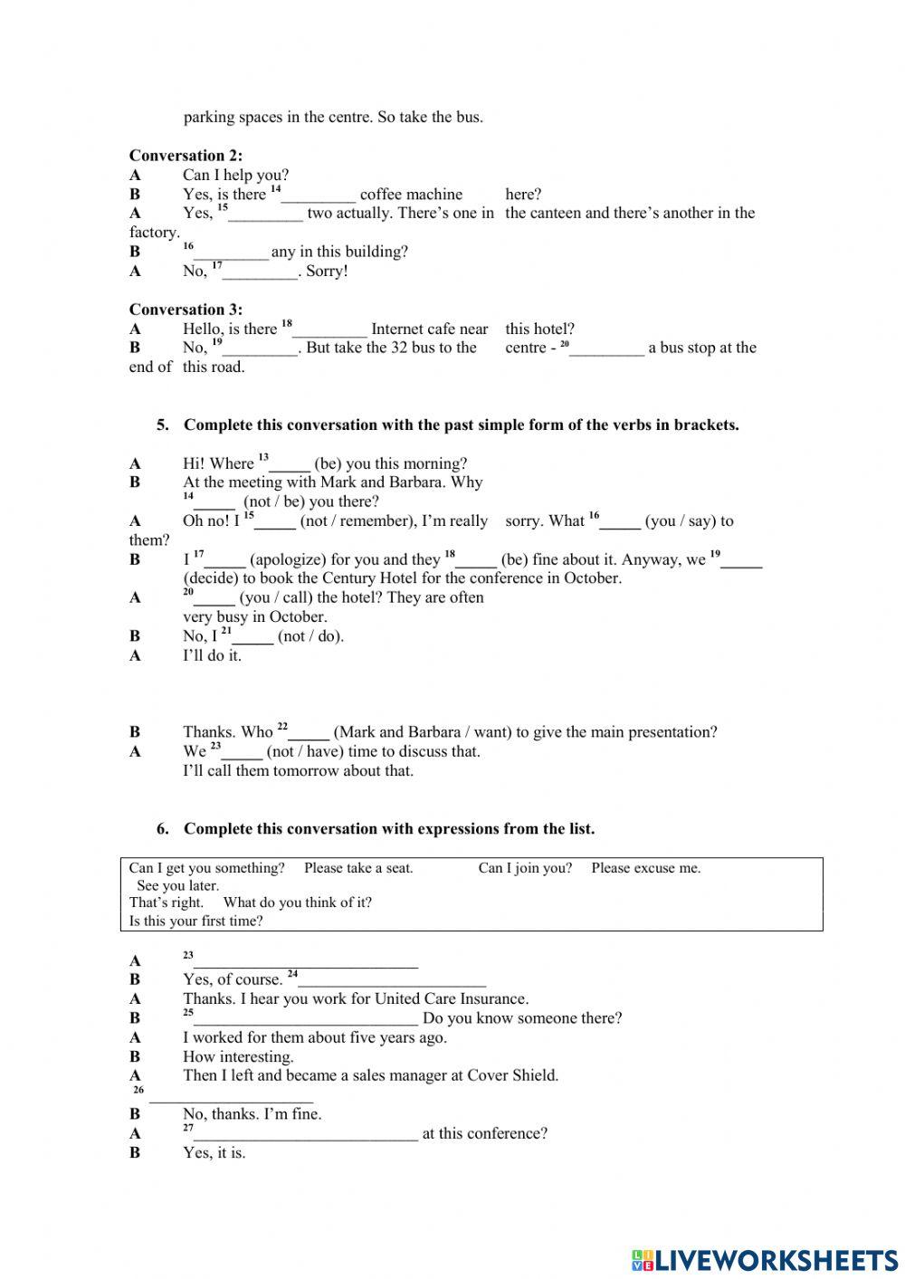 Mid Term Exam Elementary