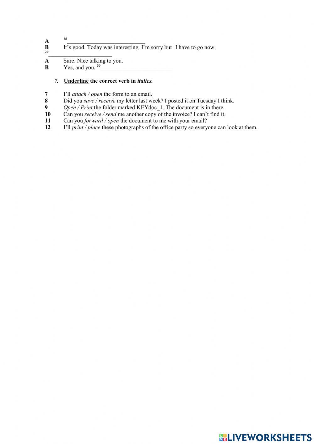 Mid Term Exam Elementary