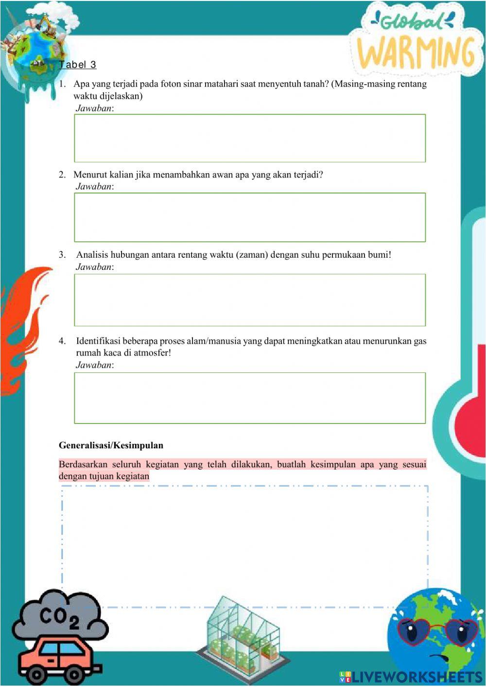 LKPD Pemanasan Global