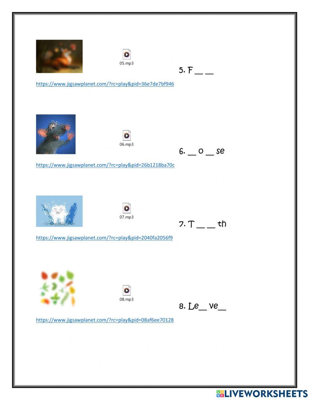 Singular and Plural Nouns