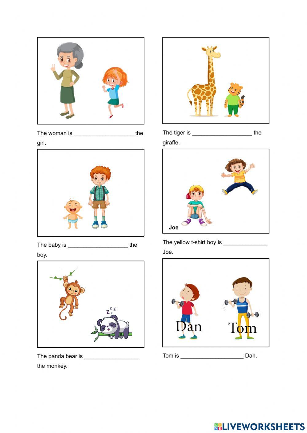 Comparative and Superlative Adjectives