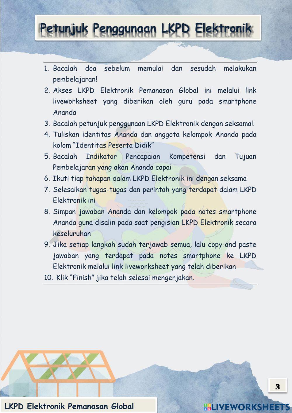 LKPD Elektronik Pemanasan Global Bagian Pengantar