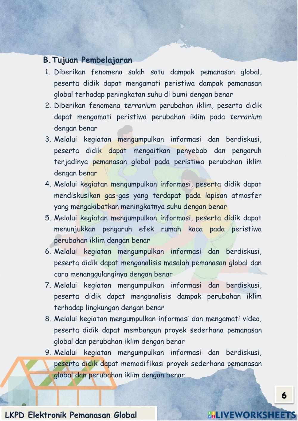 LKPD Elektronik Pemanasan Global Bagian Pengantar