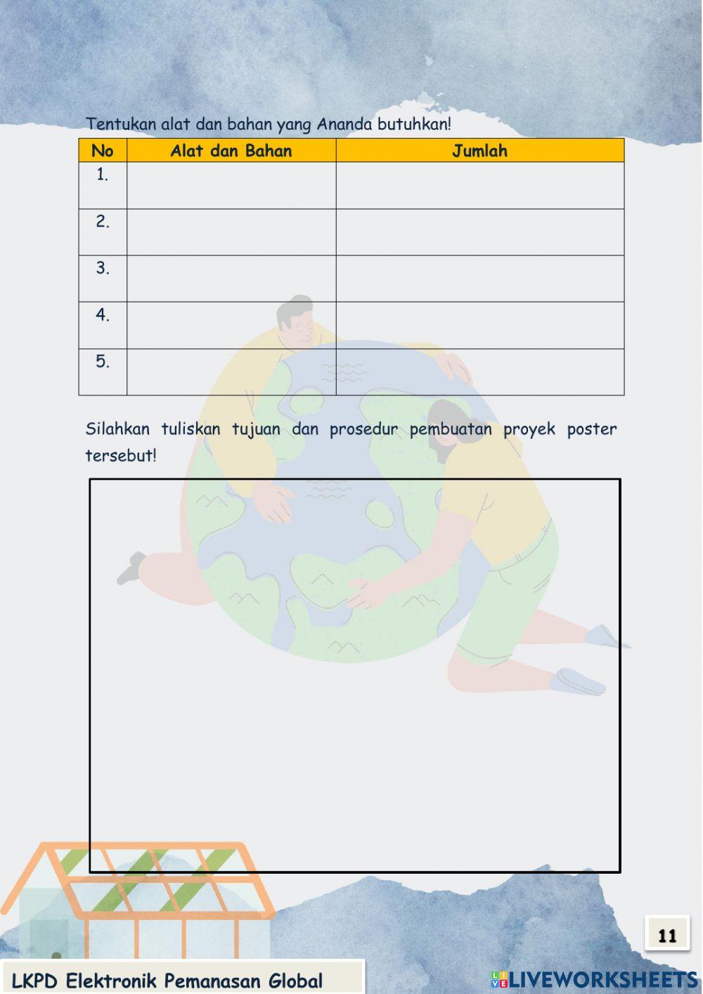 LKPD Elektronik Pemanasan Global Kegiatan Belajar 1