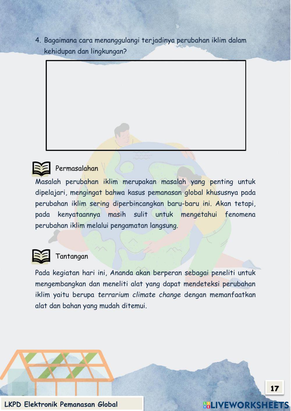 LKPD Elektronik Pemanasan Global Kegiatan Belajar 2