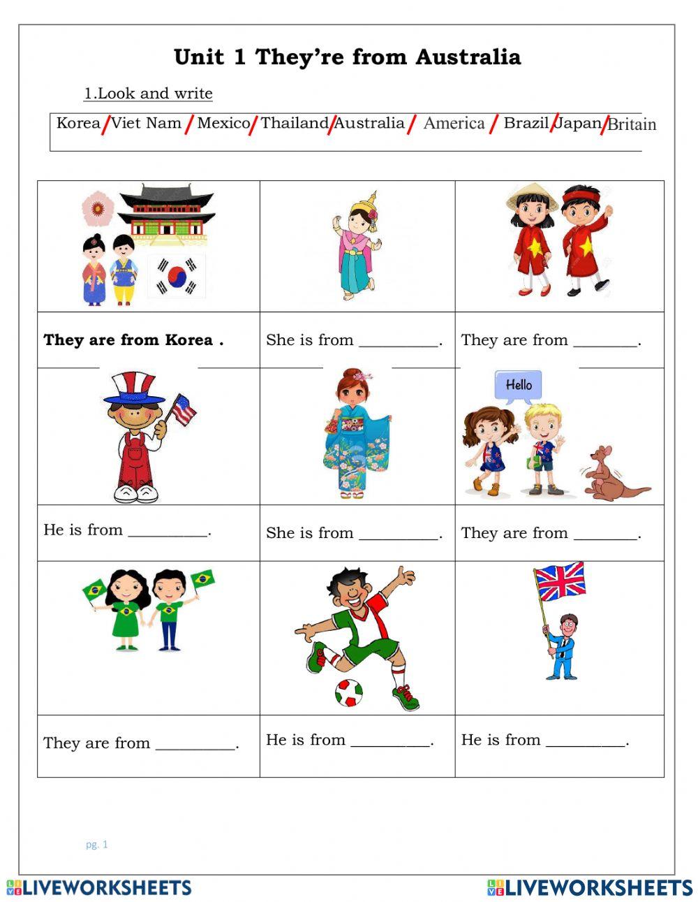 Unit 1 my friends grade 4 global success liveworksheets