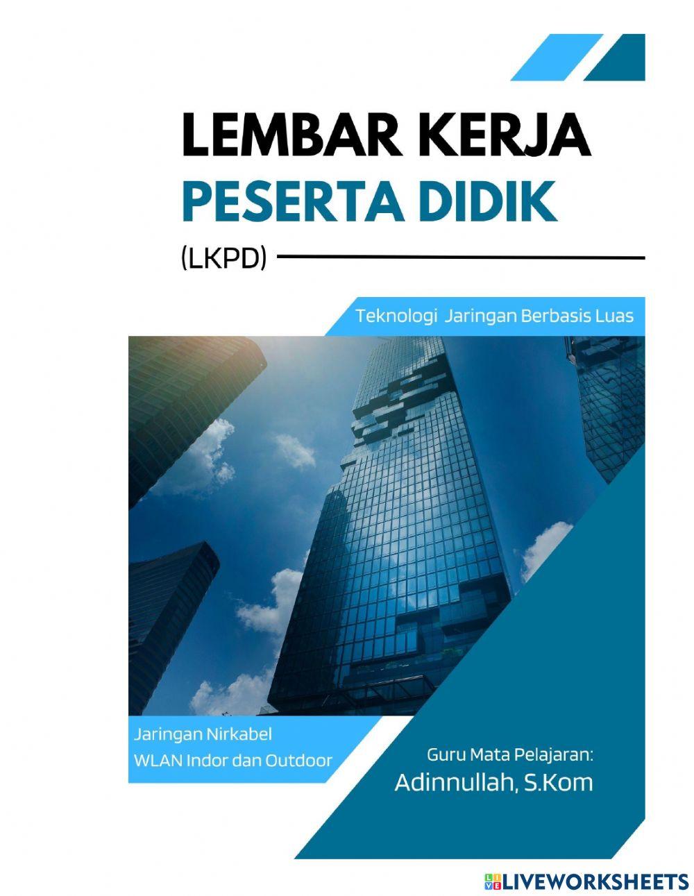 Lkpd tjbl jaringan nirkabel