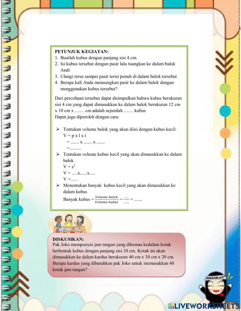 Volume Kubus dan Balok