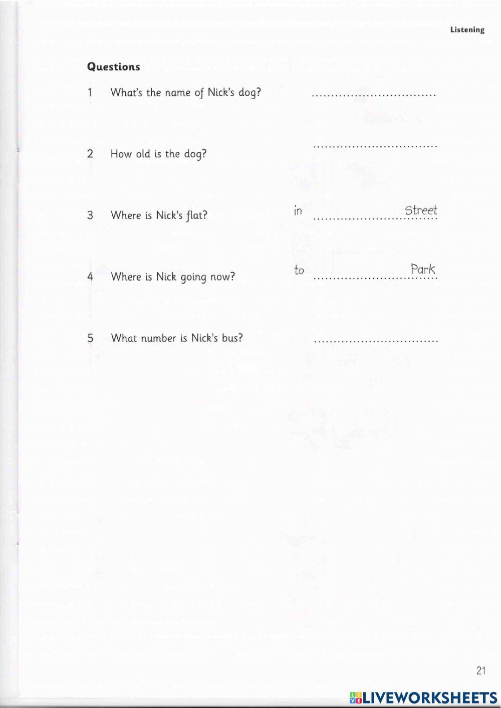 Staters 1 Test 2 listening