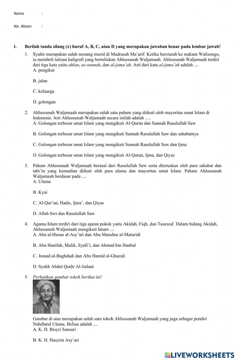 Ke-nu-an kelas 5 mi -sd