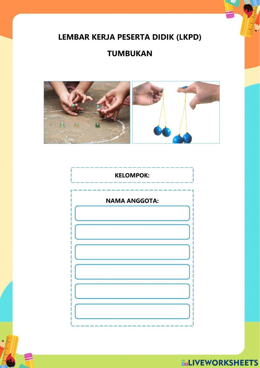 Lembar Kerja Peserta Didik Tumbukan