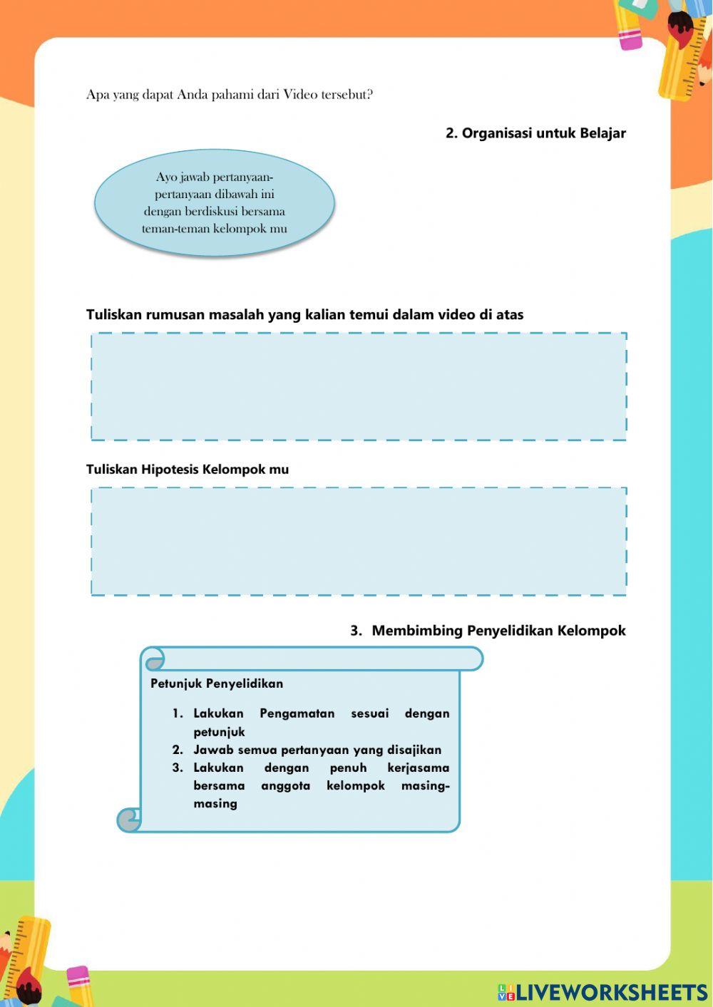 Lembar Kerja Peserta Didik Tumbukan