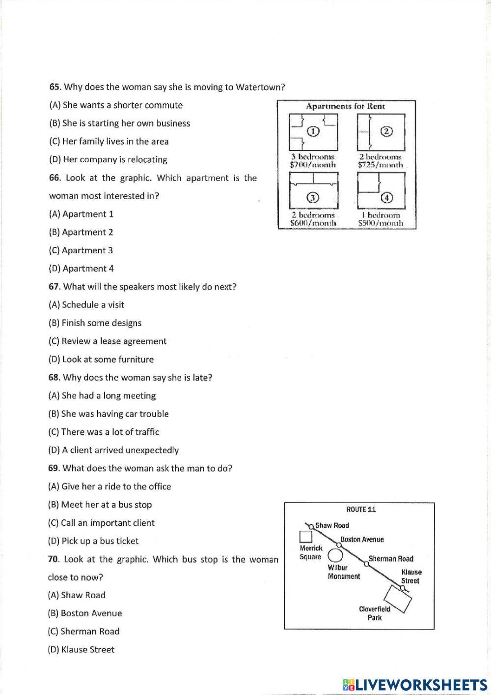 Unit 8 - practice - toeic c