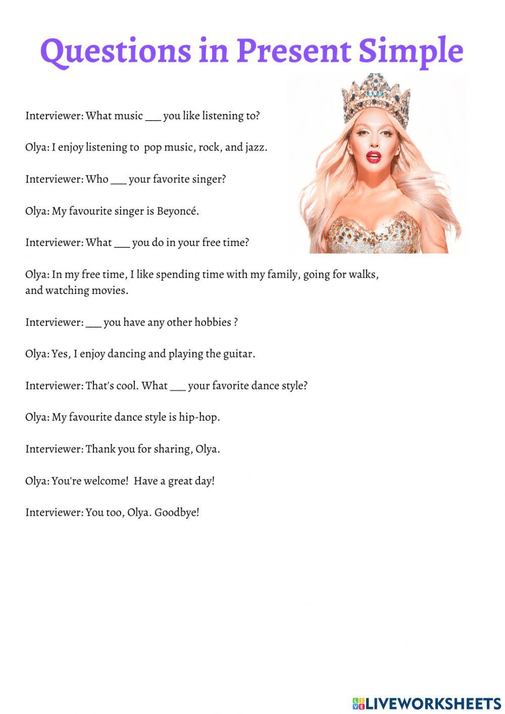 Present Simple (questions)