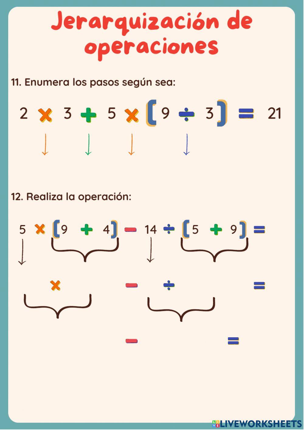 Matemáticas 5° de Primaria