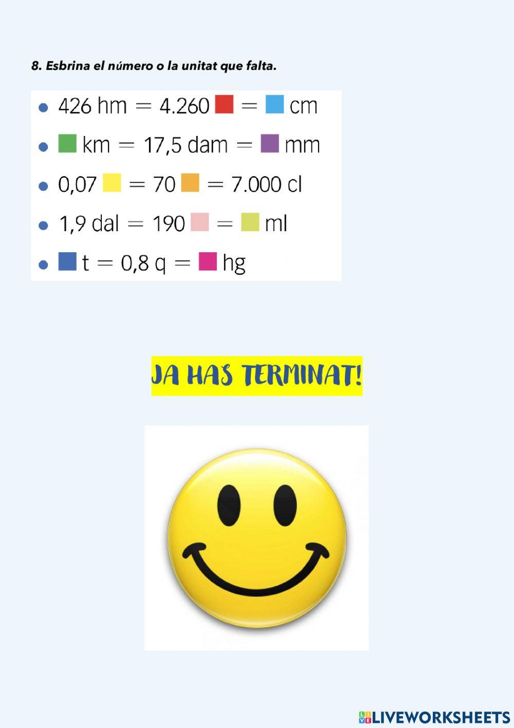 Prova unitats de mesura