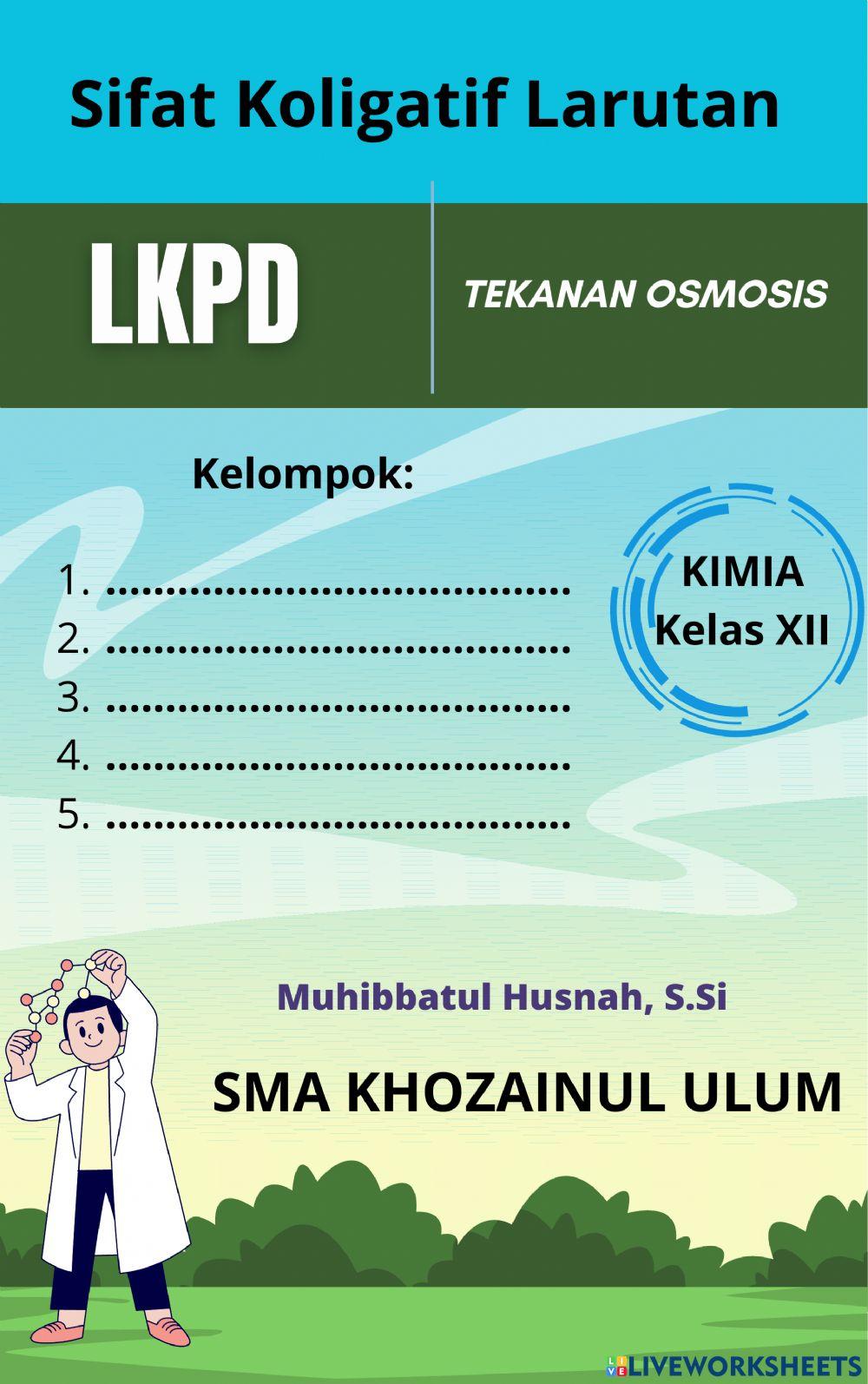 LKPD Praktikum Tekanan Osmosis