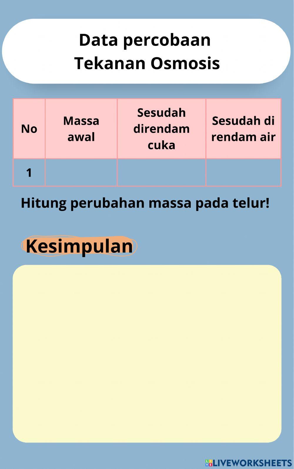 LKPD Praktikum Tekanan Osmosis