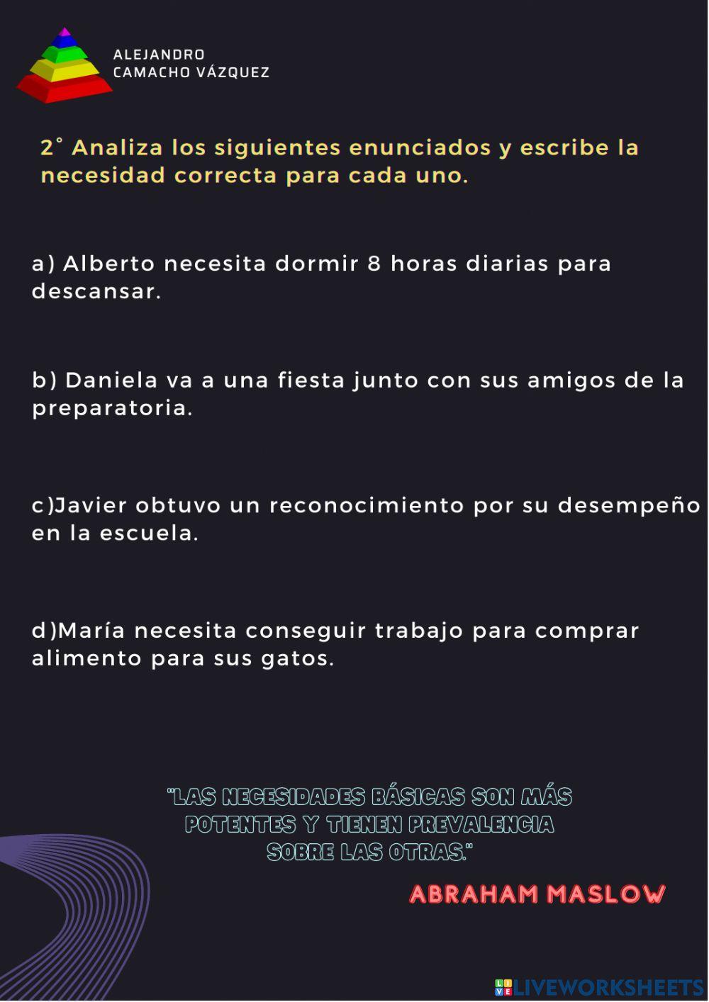 Pirámide Necesidades de Maslow (Alejandro Camacho Vázquez)