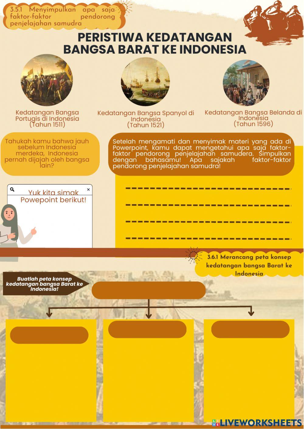 E-LKPD Kedatangan Bangsa Barat ke Indonesia