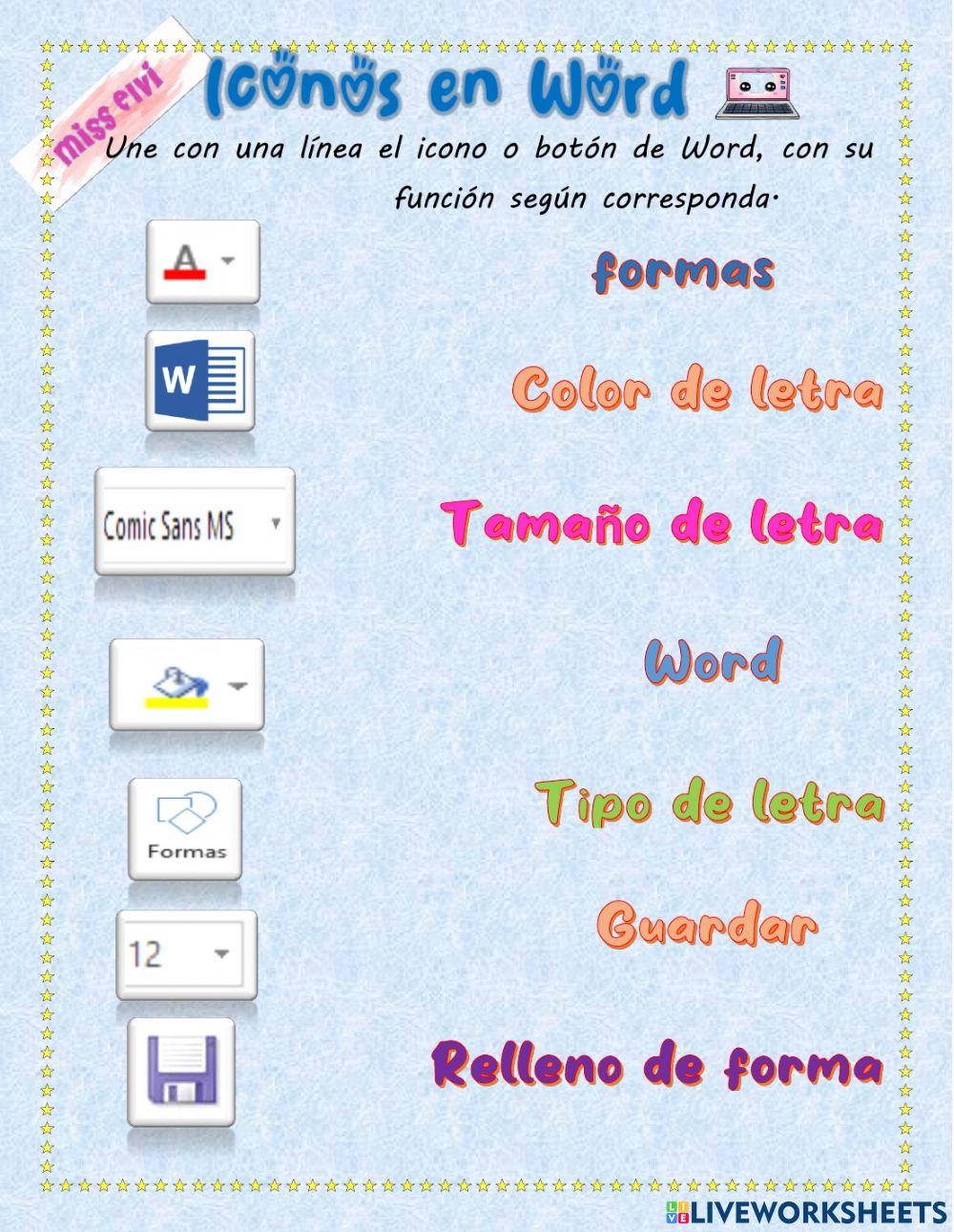 Iconos de Word