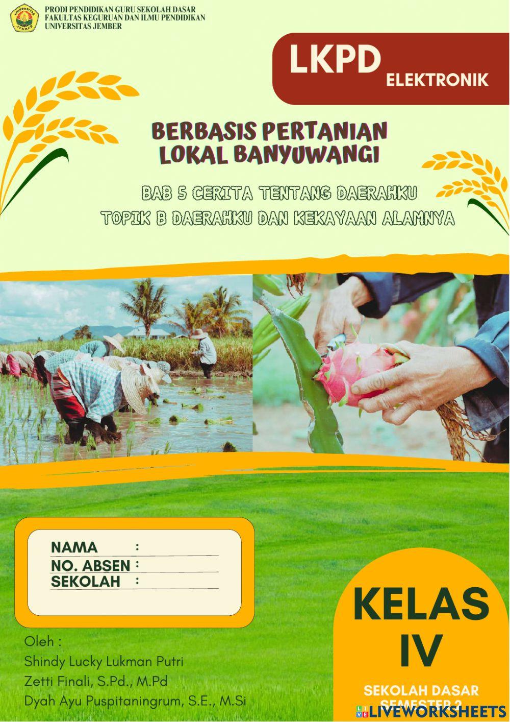 E-LKPD Pertanian lokal pembelajaran 1