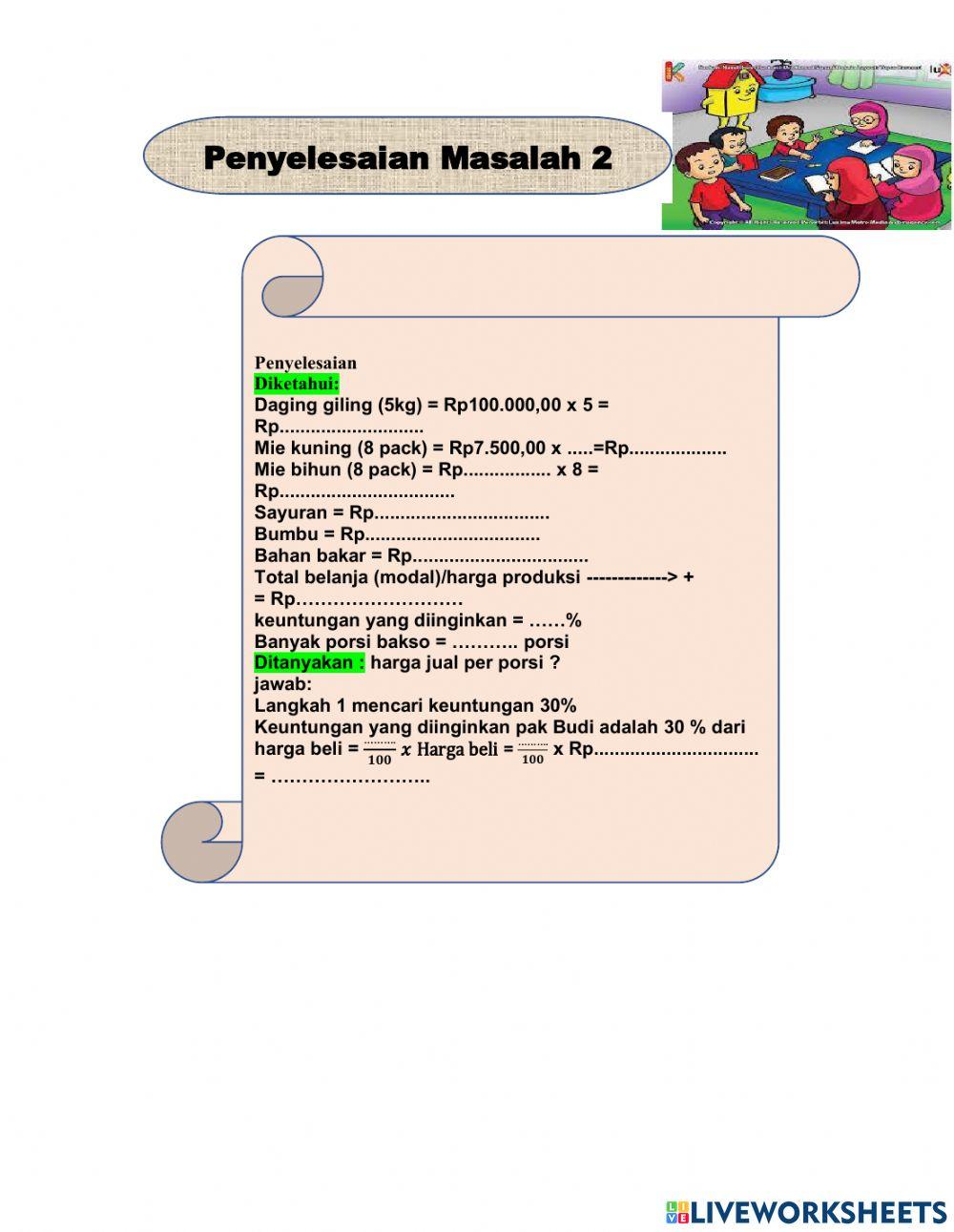 Aritmetika Sosial-Jual Beli